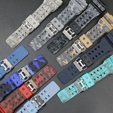 Pulseira de relógio de resina 16 mm para Casio G-Shock GA-100 110 GD-120 pulseira preta comprar usado  Enviando para Brazil