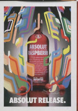 RECLAME 0223 ABSOLUT RASPBERRI vodka collection 316 promocard cartolina comprar usado  Enviando para Brazil