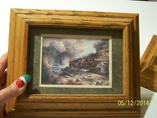 Beautifully framed train for sale  Owego