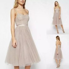  Vestido de tul con cuentas de ballet Coppelia rosa polvo balletcore 2 de aguja e hilo segunda mano  Embacar hacia Mexico