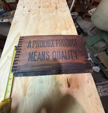 Vintage wooden crate for sale  Schoolcraft