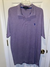 Camisa polo masculina EUA ASSN Ralph Lauren XL roxa luxo sensação preppy azul pônei comprar usado  Enviando para Brazil