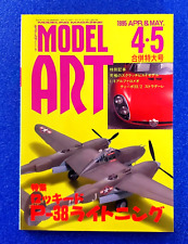 MODEL ART MAGAZINE: P-38 LIGHTNING ALFA ROMEO STRADALE APR & MAY 1995 VOL. 447 comprar usado  Enviando para Brazil
