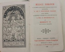 Missale romanum decreto usato  Italia