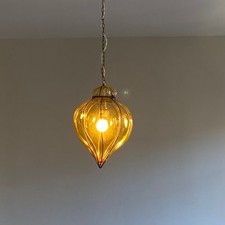 Suspension lustre verre d'occasion  France