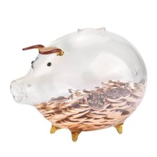 Cochon tirelire verre d'occasion  Lyon I