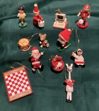 Christmas ornaments wooden for sale  North Bloomfield