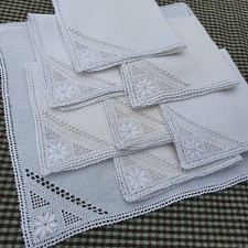 Vintage napkins linen for sale  PERTH