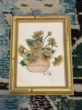 Vintage watercolor painting for sale  Haslet