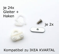24x gardinen gleiter gebraucht kaufen  Deutschland