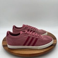 Usado, Tênis Adidas Feminino Neo Courtset Camurça Rosa Casual Tamanho 9.5 B44618 comprar usado  Enviando para Brazil