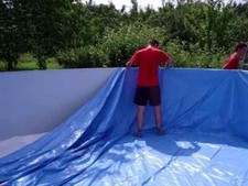 Schwimmbadfolie poolfolie 20 gebraucht kaufen  Seevetal