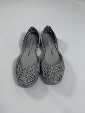 Usado, Sapatilhas femininas Melissa prata Campana zig zag NOVO! Novo na caixa comprar usado  Enviando para Brazil