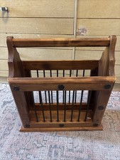 Wooden rustic newspaper for sale  Bangor