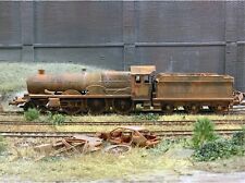 Locomotiva de sucata, castelo GWR fortemente enferrujado e desgastado. Ref B9 comprar usado  Enviando para Brazil