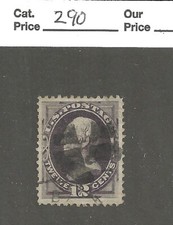 US Scott # 162, 12 centavos violeta, 1874, Continental Bank, XF, scv. US$ 290 comprar usado  Enviando para Brazil