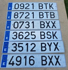 Einzelne autokennzeichen spani gebraucht kaufen  Lauenburg/ Elbe