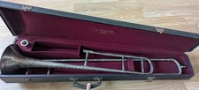 Trombone ancien argenté d'occasion  Valognes