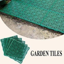 Green interlocking plastic for sale  GLASGOW