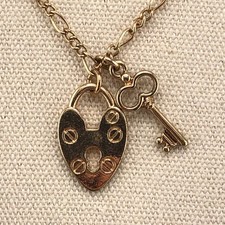 Padlock pendant necklace for sale  BRISTOL
