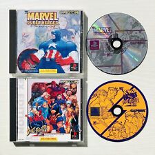 PS1 Marvel Super Heroes X-Men vs. Street Fighter EX Edition 2 conjuntos PlayStation, usado comprar usado  Enviando para Brazil