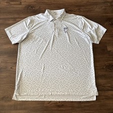 Camisa polo masculina conforto verão Peter Millar tamanho XXL carrinho de golfe logotipo campo AOP comprar usado  Enviando para Brazil