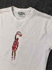 Usado, Camiseta Michael Jordan 23 Old School Rookie masculina bordada branca média anos 90 comprar usado Usado, Camiseta Michael Jordan 23 Old School Rookie masculina bordada branca média anos 90 comprar usado  Enviando para Brazil