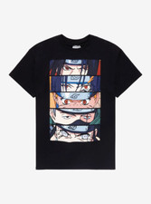Camiseta Naruto Group Stacked Eyes anime bootleg unissex manga curta P-5XL comprar usado  Enviando para Brazil