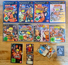 PS 2 + 3 + PSP Naruto Siele Sammlung Konvolut + Karten mit ultimate ninja storm comprar usado  Enviando para Brazil
