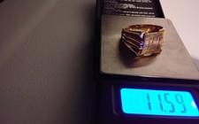 Bague chevalière carats d'occasion  Abbeville