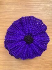 Hand knitted purple for sale  DONCASTER