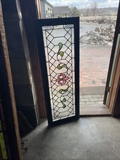 Sg4935 antique stained for sale  Hubbard