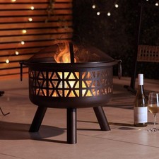Geometric steel fire for sale  STOCKPORT