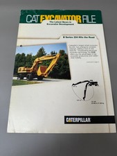 Caterpillar excavator brochure for sale Caterpillar excavator brochure for sale  ALTON