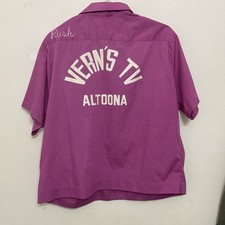 Camisa de boliche vintage anos 70 King Louie ponto corrente estêncil VLV Rockabilly loop comprar usado  Enviando para Brazil