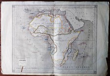 Rare carte afrique d'occasion  Rouen-