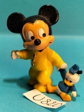 Figurine U820: Bébé Mickey mouse avec doudou Donald Disney 5cm Bully 1985 comprar usado  Enviando para Brazil