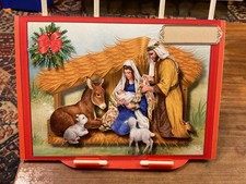 Decoupage nativity scene for sale Decoupage nativity scene for sale  HIGH PEAK