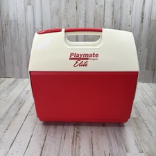 Vintage Playmate Elite Cooler By Igloo Vermelho Branco Feito Nos EUA Grande 16 qt comprar usado  Enviando para Brazil