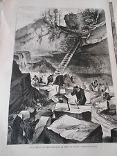 Engraving 1872 works d'occasion  Expédié en Belgium