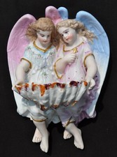 Bénitier anges biscuit d'occasion  Angers-