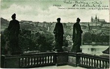 CPA AK Praha Hradcany z balustrady nar divadla CZECHOSŁOWACJA (619576) na sprzedaż  Wysyłka do Poland
