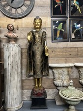 Large wooden buddha for sale  NEWARK