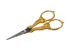 Tesoura de costura francesa do século XIX ouro amarelo 14 quilates antiga c1890 Belle Epoque comprar usado  Enviando para Brazil