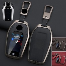 Capa chave carro couro liga zinco para BMW X3 X4 X5 730Li 740i 5 7 I8 G12 G30 comprar usado  Enviando para Brazil