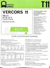 Unic technical sheet d'occasion  Expédié en Belgium