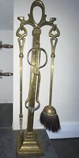 Ornate brass companion for sale  SALTASH