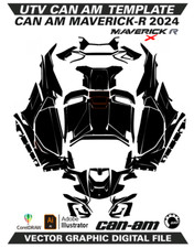 Modelo CAN AM MAVERICK R 2024 formato vetorial Ai Cdr EPS PDF U30 comprar usado  Enviando para Brazil