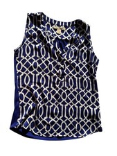 Navy white geometric for sale  Georgetown