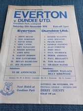 Everton dundee united for sale  SOUTHPORT